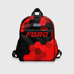 Детский рюкзак Ford - red gradient посередине, цвет: 3D-принт