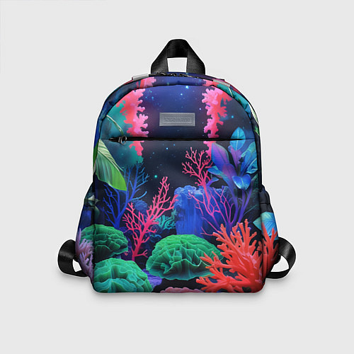 Детский рюкзак Подводный мир с кораллами / 3D-принт – фото 1
