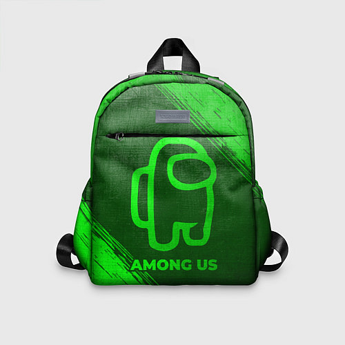 Детский рюкзак Among Us - green gradient / 3D-принт – фото 1