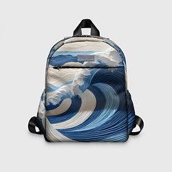 Детский рюкзак Волна из нитей, цвет: 3D-принт