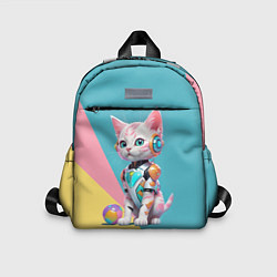 Детский рюкзак Кибер котёнок с мячиком - милашка