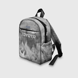 Детский рюкзак Toyota - grey gradient посередине, цвет: 3D-принт — фото 2