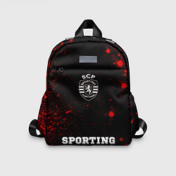 Детский рюкзак Sporting - red gradient по-центру