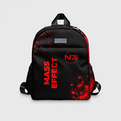 Детский рюкзак Mass Effect - red gradient вертикально / 3D-принт – фото 1