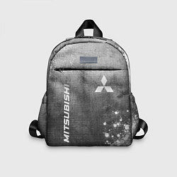Детский рюкзак Mitsubishi - grey gradient вертикально, цвет: 3D-принт