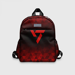 Детский рюкзак Seventeen red poly, цвет: 3D-принт