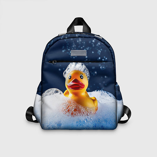 Детский рюкзак Резиновая уточка в мыльной пене / 3D-принт – фото 1