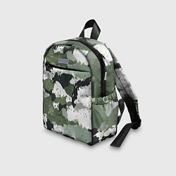Детский рюкзак Зеленый фактурный камуфляж, цвет: 3D-принт — фото 2