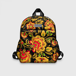 Детский рюкзак Хохлома - роспись, цвет: 3D-принт