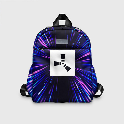 Детский рюкзак Rust neon energy / 3D-принт – фото 1