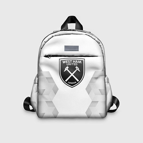 Детский рюкзак West Ham white poly / 3D-принт – фото 1