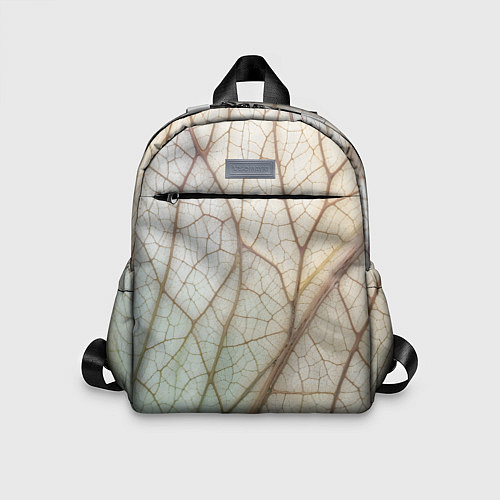 Детский рюкзак Прожилки листика / 3D-принт – фото 1