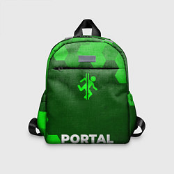 Детский рюкзак Portal - green gradient по-центру