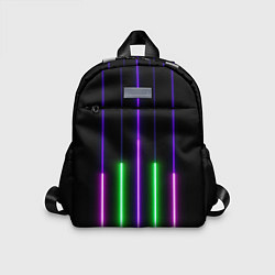 Детский рюкзак Color Purple green pink, цвет: 3D-принт