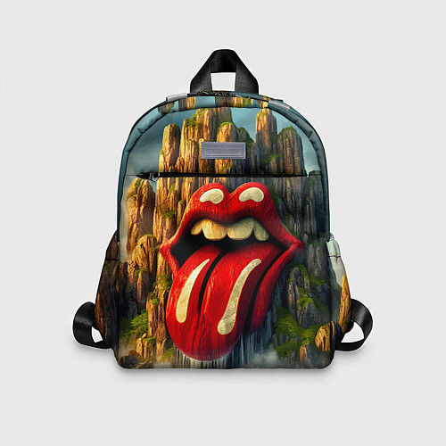 Детский рюкзак Rolling Stones - sea rocks / 3D-принт – фото 1