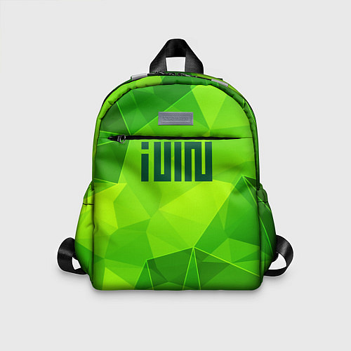 Детский рюкзак Gidle green poly / 3D-принт – фото 1
