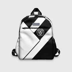 Детский рюкзак Манчестер Юнайтед геометрия, цвет: 3D-принт