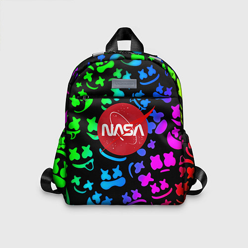 Детский рюкзак Marshmello x NASA gradient / 3D-принт – фото 1