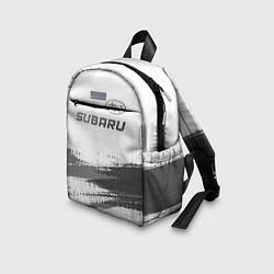 Детский рюкзак Subaru - white gradient посередине, цвет: 3D-принт — фото 2