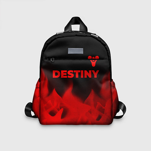 Детский рюкзак Destiny - red gradient посередине / 3D-принт – фото 1
