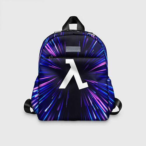 Детский рюкзак Half-Life neon energy / 3D-принт – фото 1