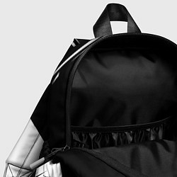 Детский рюкзак PUBG черно белые краски, цвет: 3D-принт — фото 2