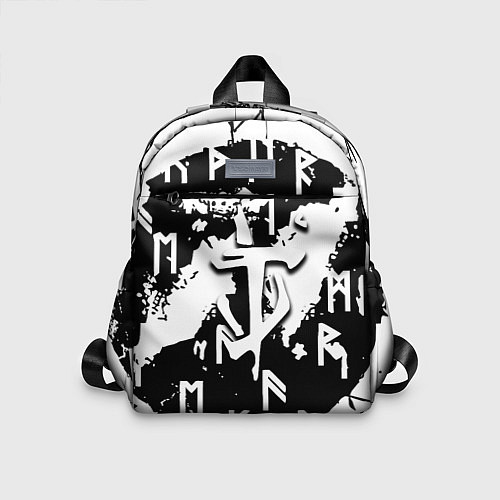 Детский рюкзак Doom символы краски / 3D-принт – фото 1