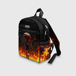 Детский рюкзак Боксер и огонь, цвет: 3D-принт — фото 2