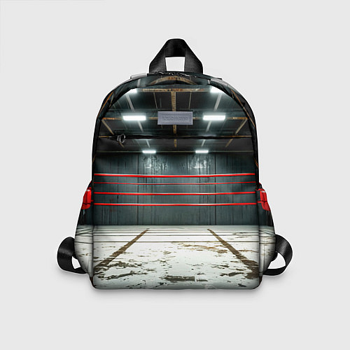 Детский рюкзак Красный ринг / 3D-принт – фото 1