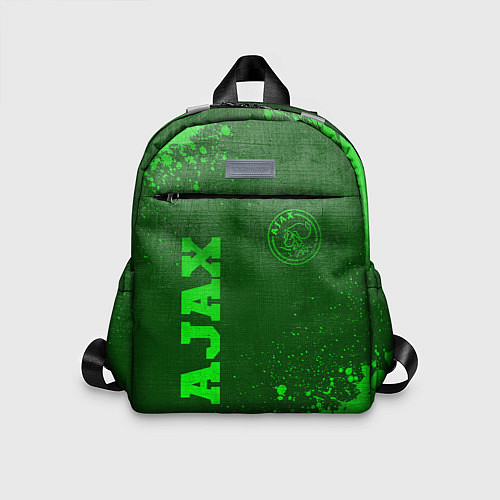 Детский рюкзак Ajax - green gradient вертикально / 3D-принт – фото 1