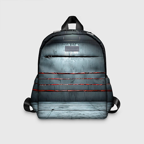 Детский рюкзак Серый ринг / 3D-принт – фото 1