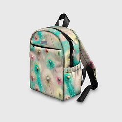 Детский рюкзак Абстрактные одуванчики - паттерн на нежном фоне, цвет: 3D-принт — фото 2