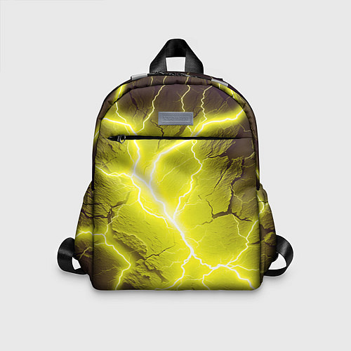 Детский рюкзак Color yellow black / 3D-принт – фото 1