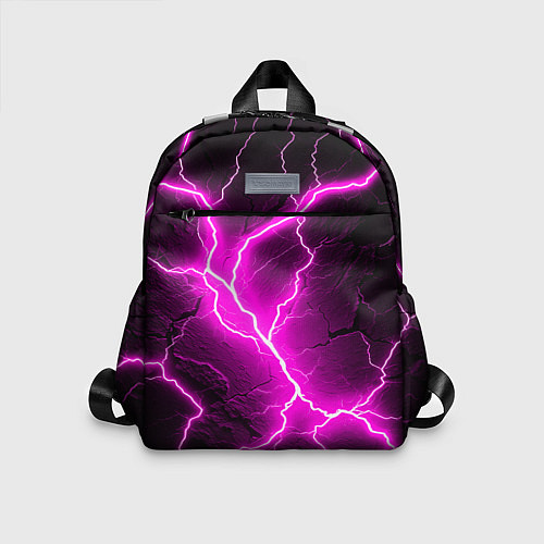 Детский рюкзак The color is pink and black / 3D-принт – фото 1