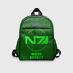 Детский рюкзак Mass Effect - green gradient, цвет: 3D-принт