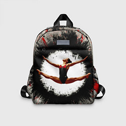 Детский рюкзак Воздушная гимнастика на сером