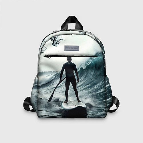 Детский рюкзак Сапсёрфер в волне / 3D-принт – фото 1