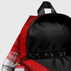 Детский рюкзак Скоростной бег на коньках в красном, цвет: 3D-принт — фото 2
