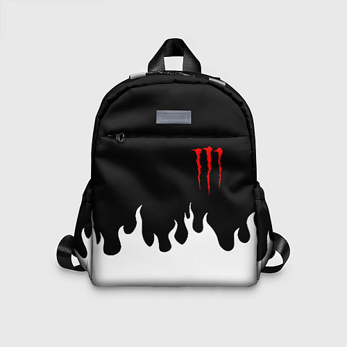 Детский рюкзак Monster energy red logo / 3D-принт – фото 1