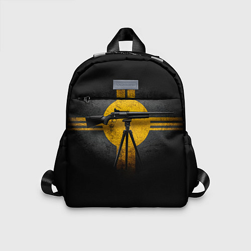 Детский рюкзак Стендовая спортивная стрельба на черном / 3D-принт – фото 1