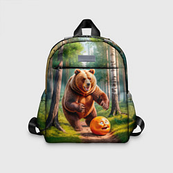 Детский рюкзак Колобок и медведь