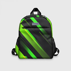 Детский рюкзак Color black green, цвет: 3D-принт