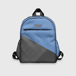Детский рюкзак Сине-серый геометричный