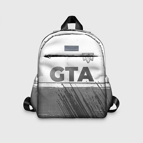 Детский рюкзак GTA - white gradient посередине / 3D-принт – фото 1