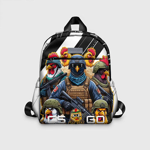 Детский рюкзак Cs:go куриная команда / 3D-принт – фото 1