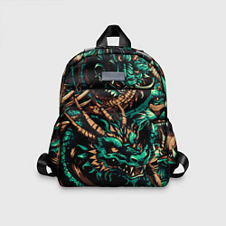 Детский рюкзак Японские драконы ирезуми, цвет: 3D-принт
