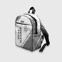 Детский рюкзак Real Madrid - white gradient вертикально, цвет: 3D-принт — фото 2