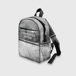 Детский рюкзак Manchester United - grey gradient посередине, цвет: 3D-принт — фото 2