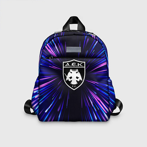 Детский рюкзак AEK Athens neon energy / 3D-принт – фото 1
