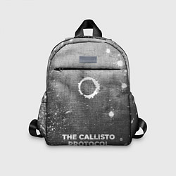 Детский рюкзак The Callisto Protocol - grey gradient по-центру, цвет: 3D-принт